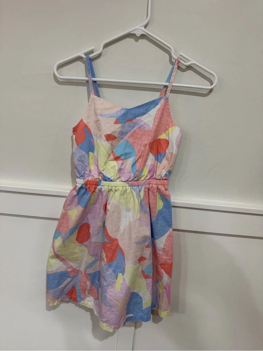 GAP Girls Colorful Flower Print Sundress in Blue, Pink, Red, Yellow, Size 10